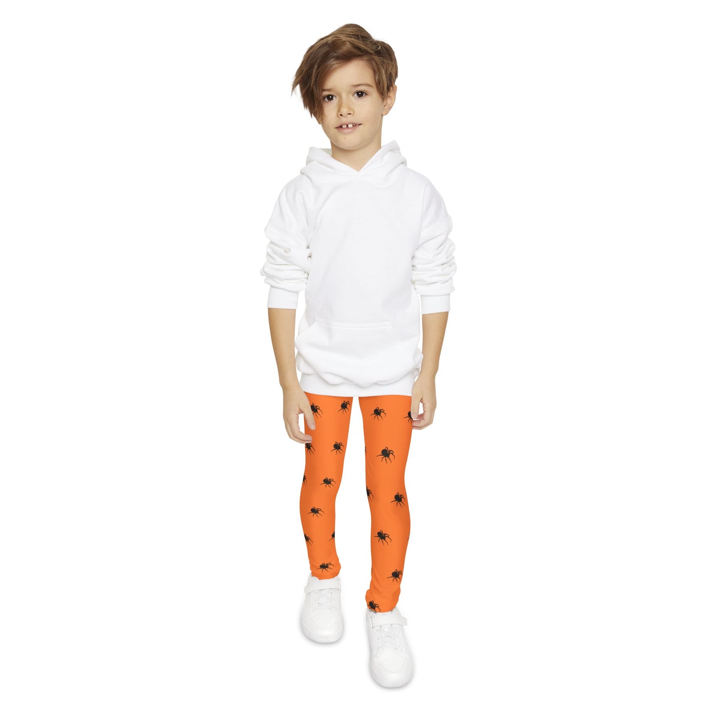 Youth Full-Length Leggings (AOP)Siders/Halloween/Orange