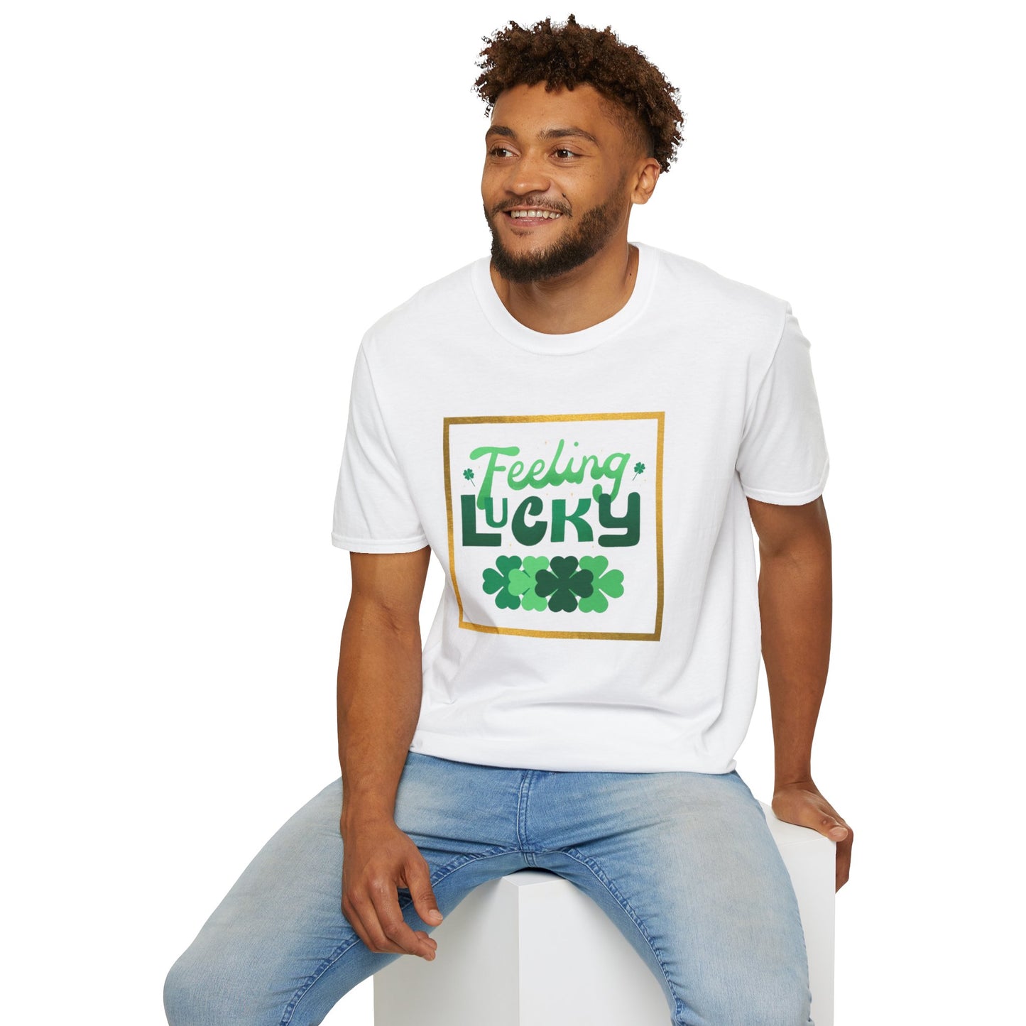 Unisex Softstyle T-Shirt/Feeling Lucky/St. Patrick's Day