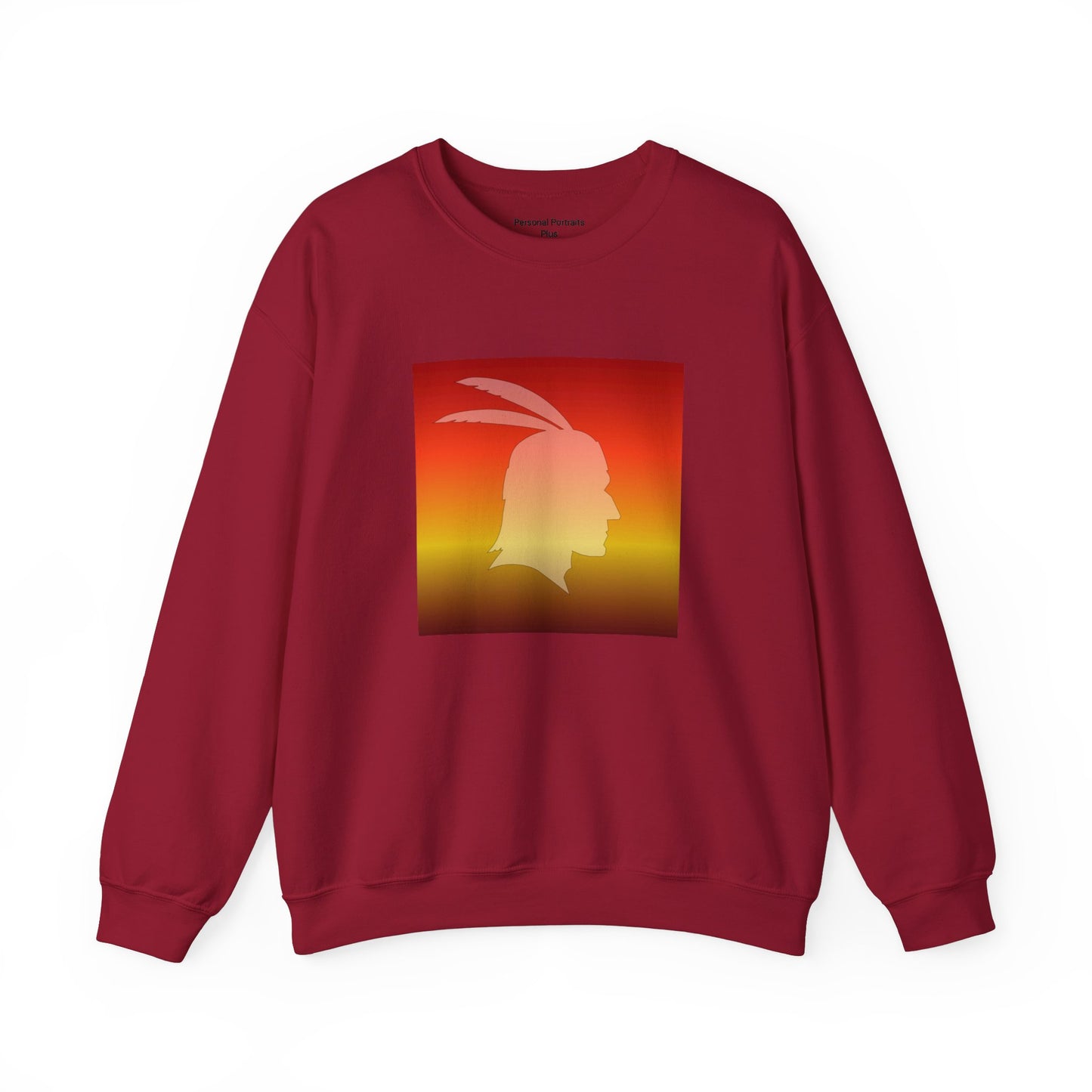 Unisex Heavy Blend™ Crewneck Sweatshirt/Native American/Fall Gradient