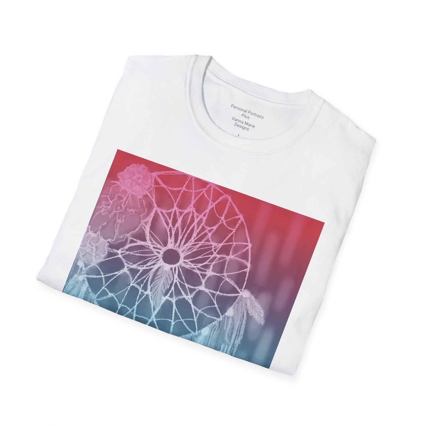 Unisex Softstyle T-Shirt/ Gradient Dream Catcher