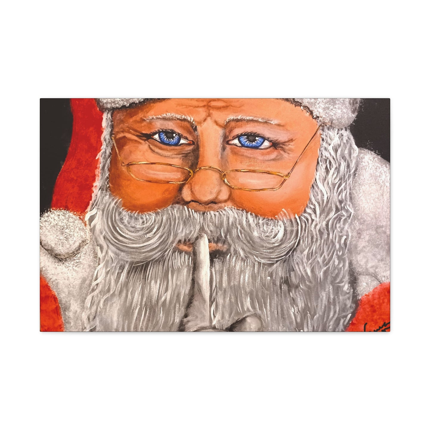 Matte Canvas, Stretched, 1.25/Santa Claus/Holiday