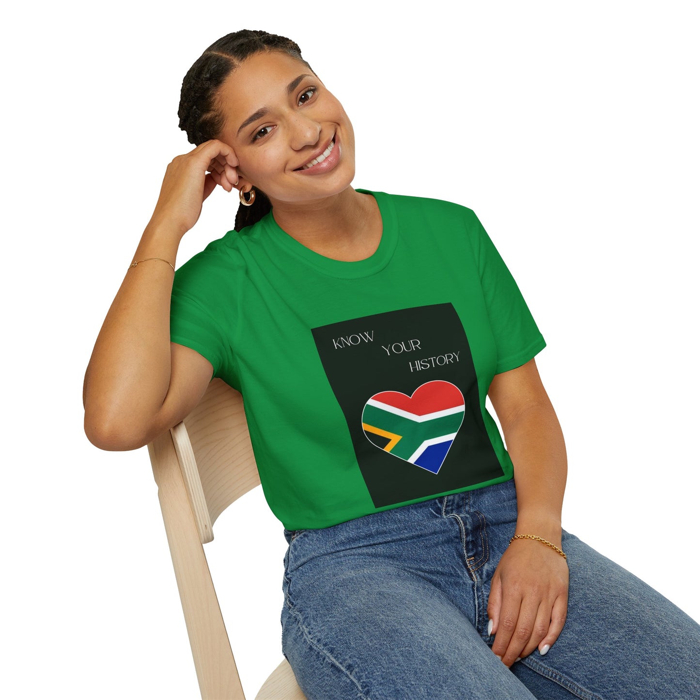 Unisex Softstyle T-Shirt/ know your history/ black history month celebration T-shirt