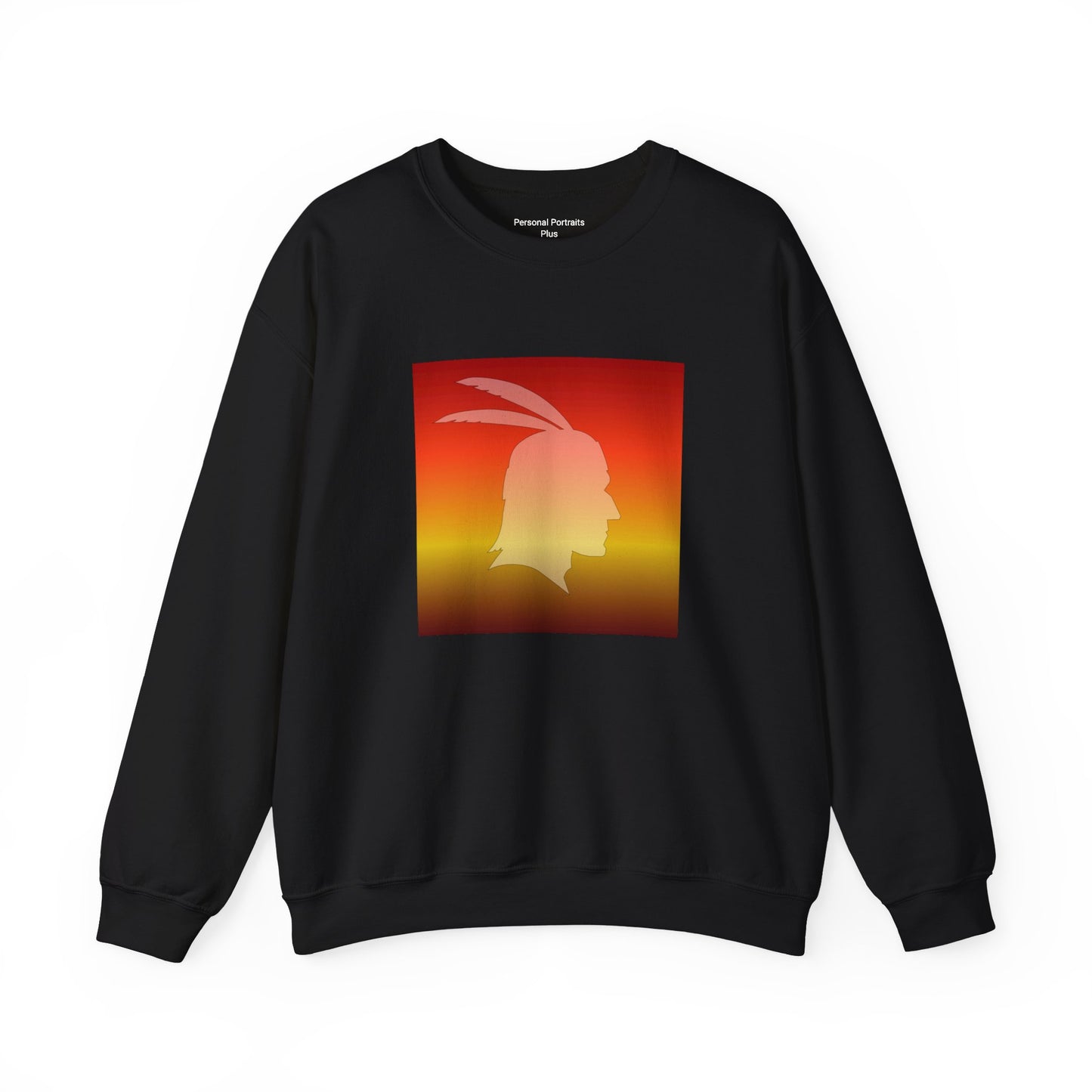 Unisex Heavy Blend™ Crewneck Sweatshirt/Native American/Fall Gradient