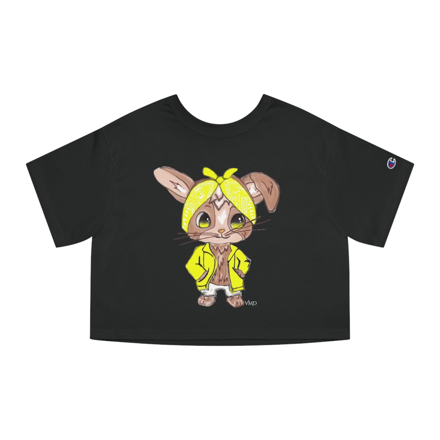 Champion Women's Cropped T-Shirt/Bandana Bunnie/Yellow