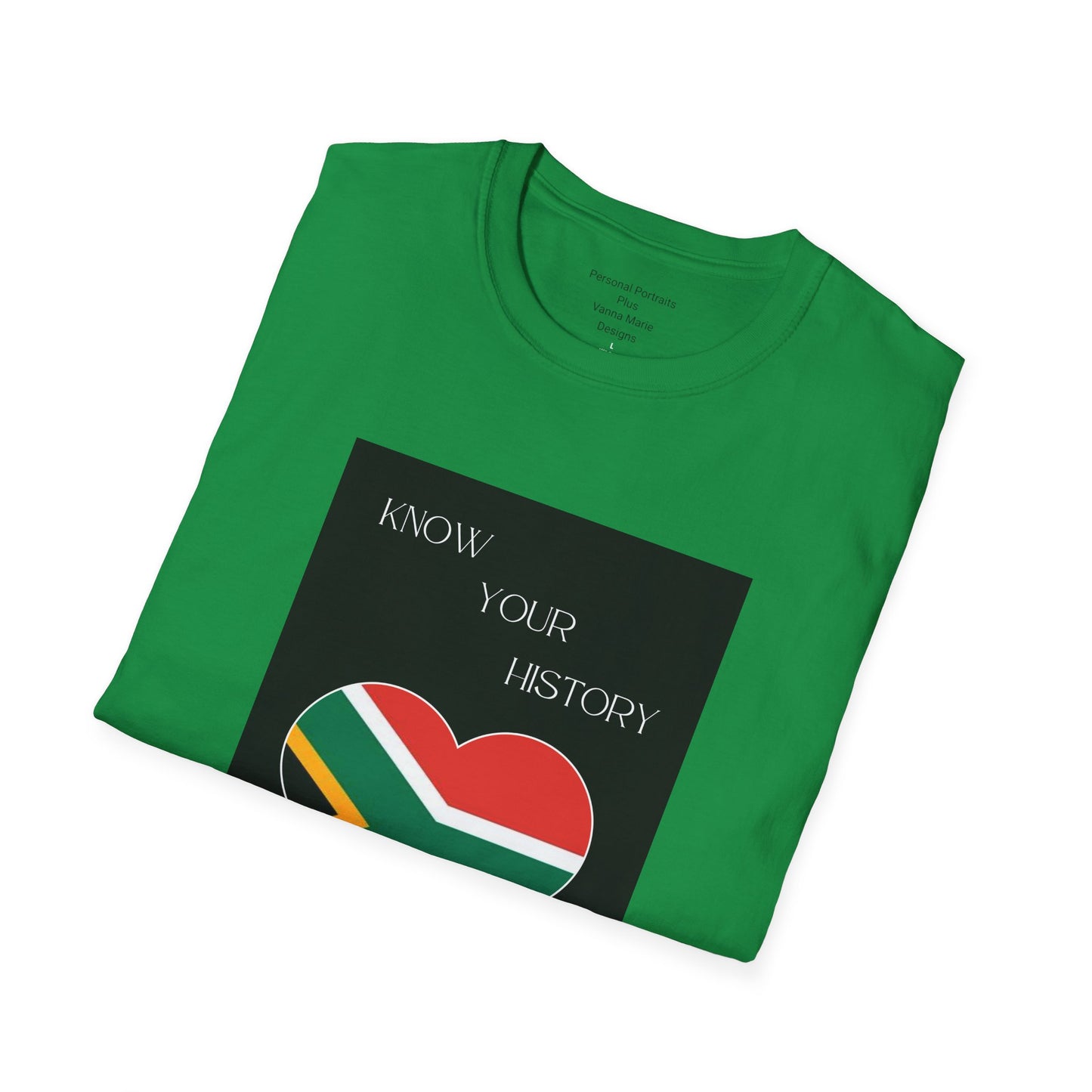 Unisex Softstyle T-Shirt/ know your history/ black history month celebration T-shirt