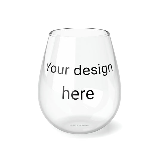 Personalized Stemless Wine Glass, 11.75oz