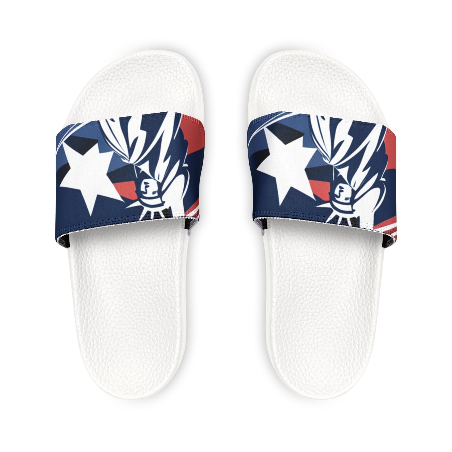 Men's Slide Sandals/Statue of Liberty/R/W/B