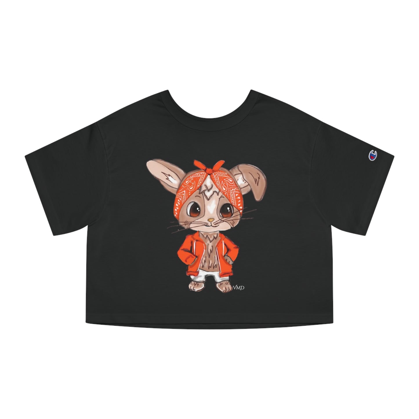 Champion Women's Cropped T-Shirt/Bandana Bunnie/Orange