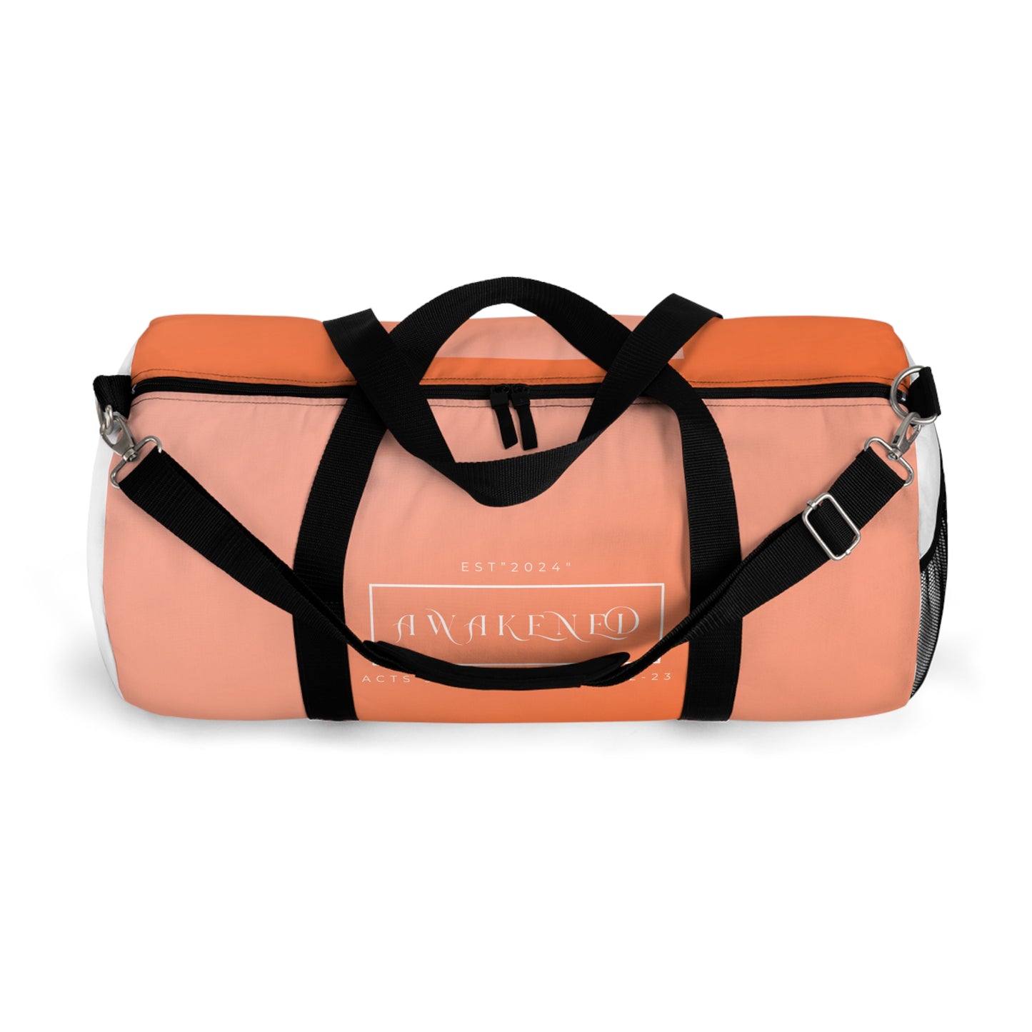 Duffel Bag/Awakened/Baby Orange/Bible Scripture/Rectangle