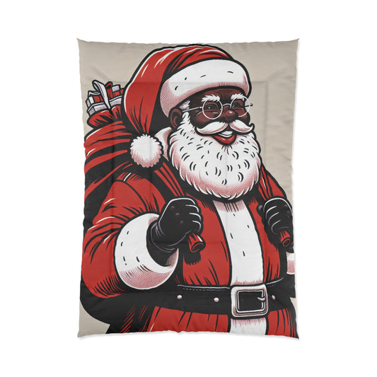 Comforter/African American Santa