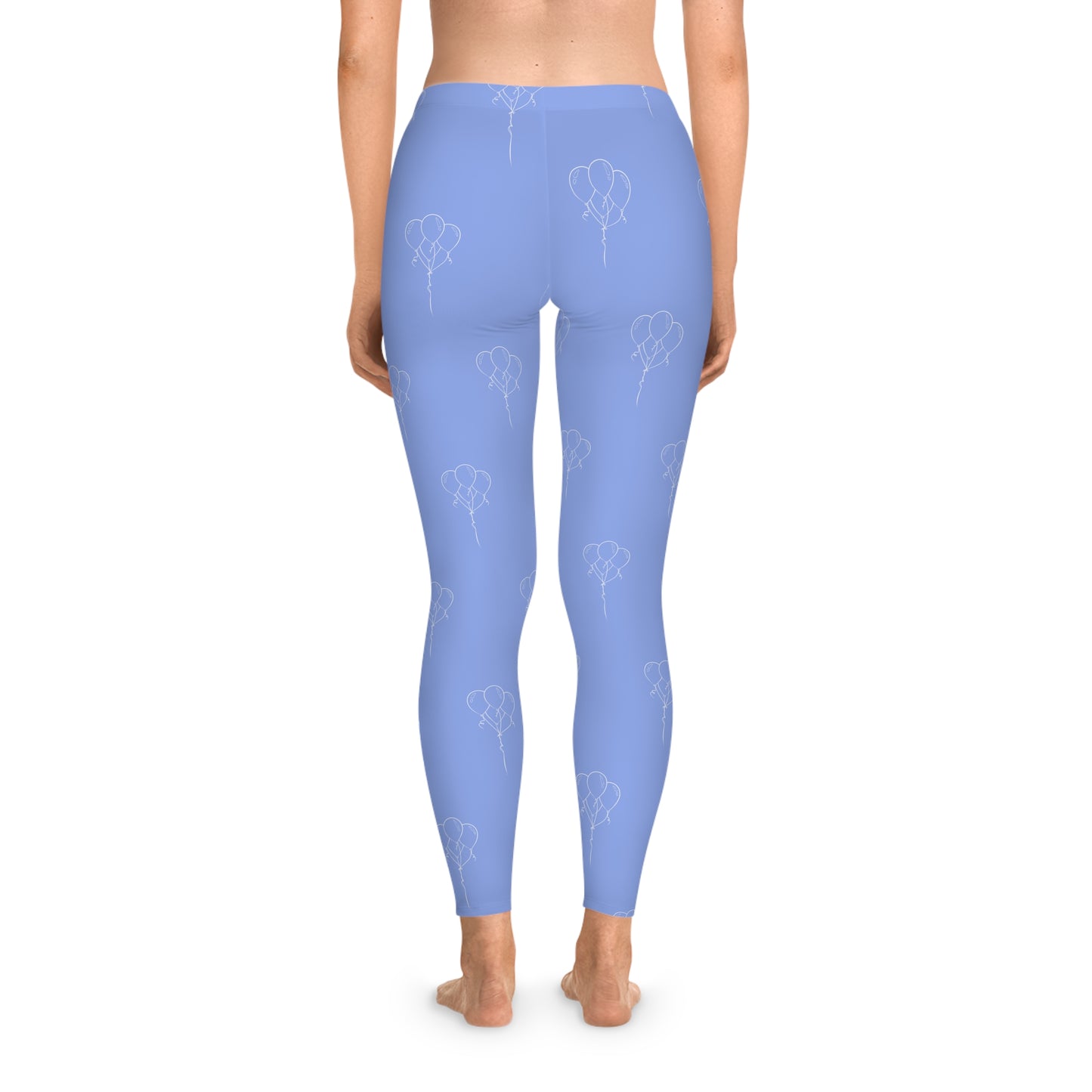 Women's Stretchy Leggings (AOP)/ Birthday Balloons