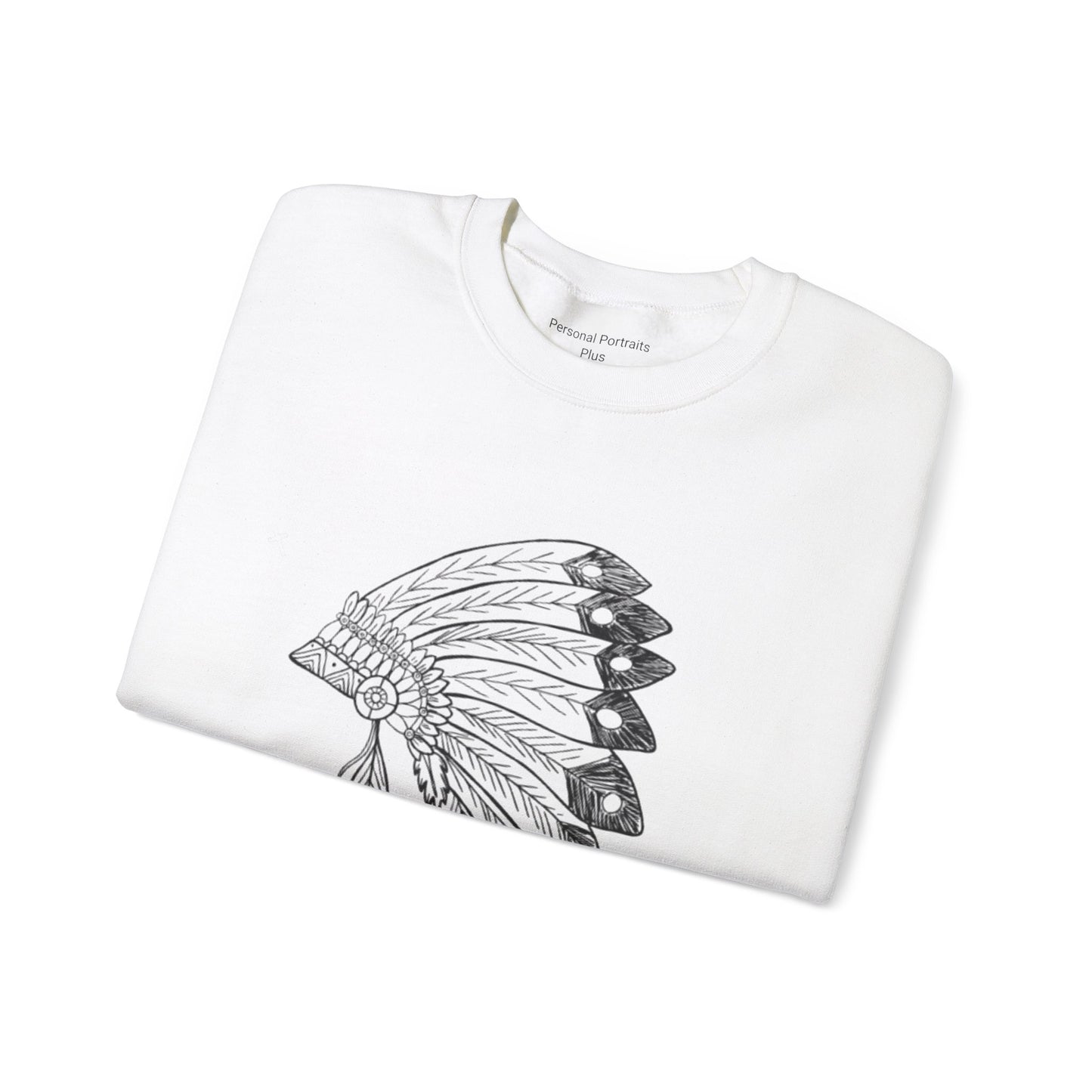 Unisex Heavy Blend™ Crewneck Sweatshirt/Chief Head Dress