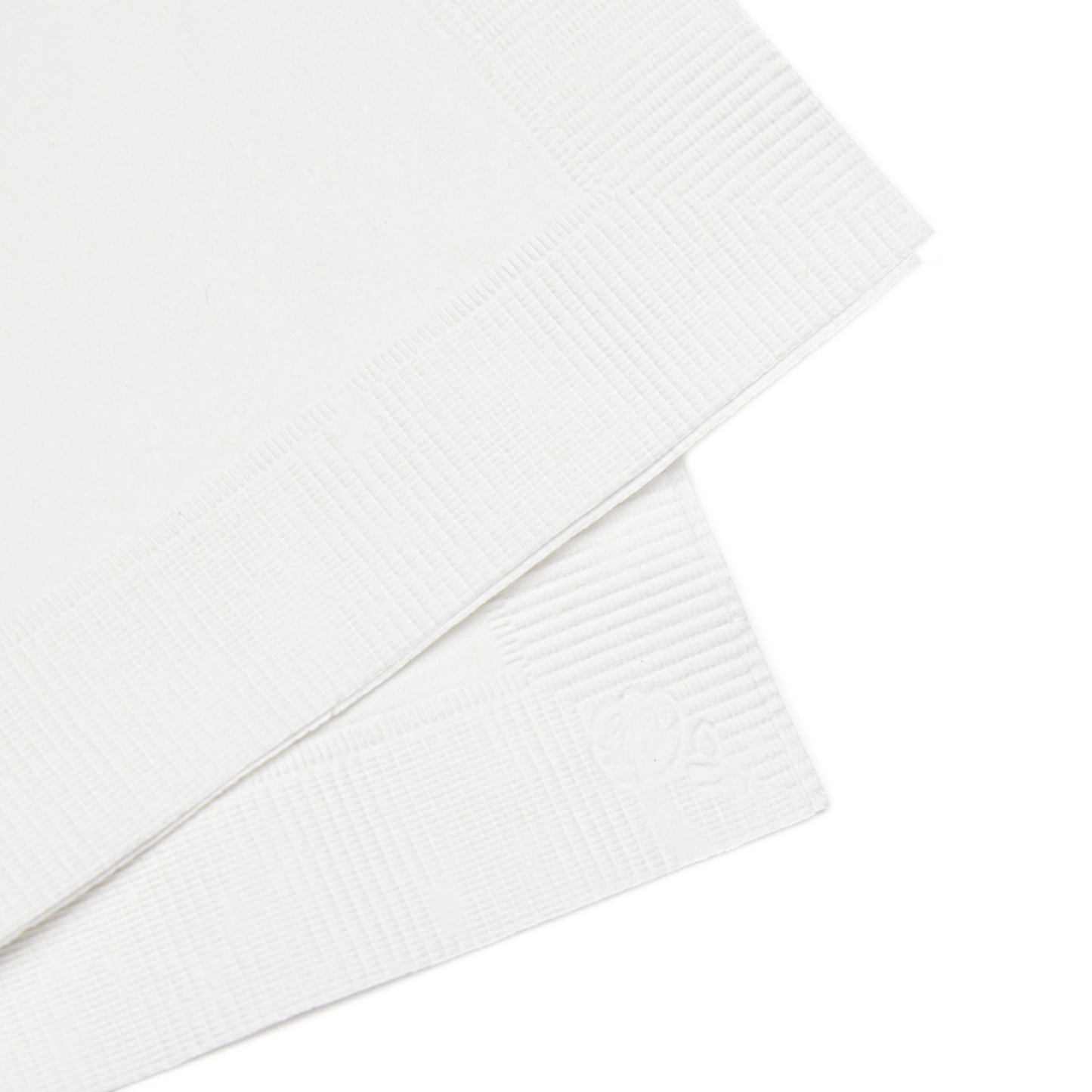 Personalized White Coined Napkins