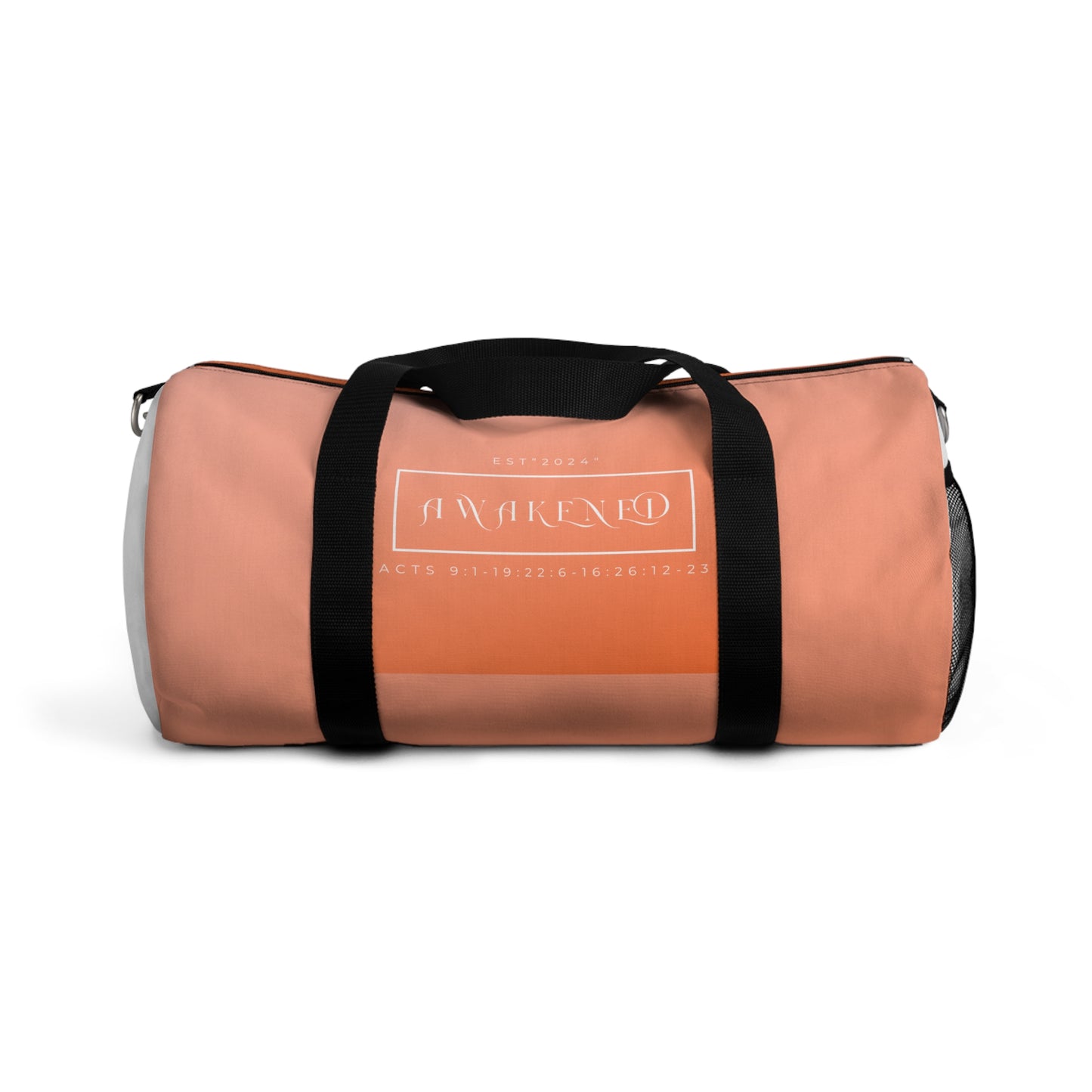 Duffel Bag/Awakened/Baby Orange/Bible Scripture/Rectangle