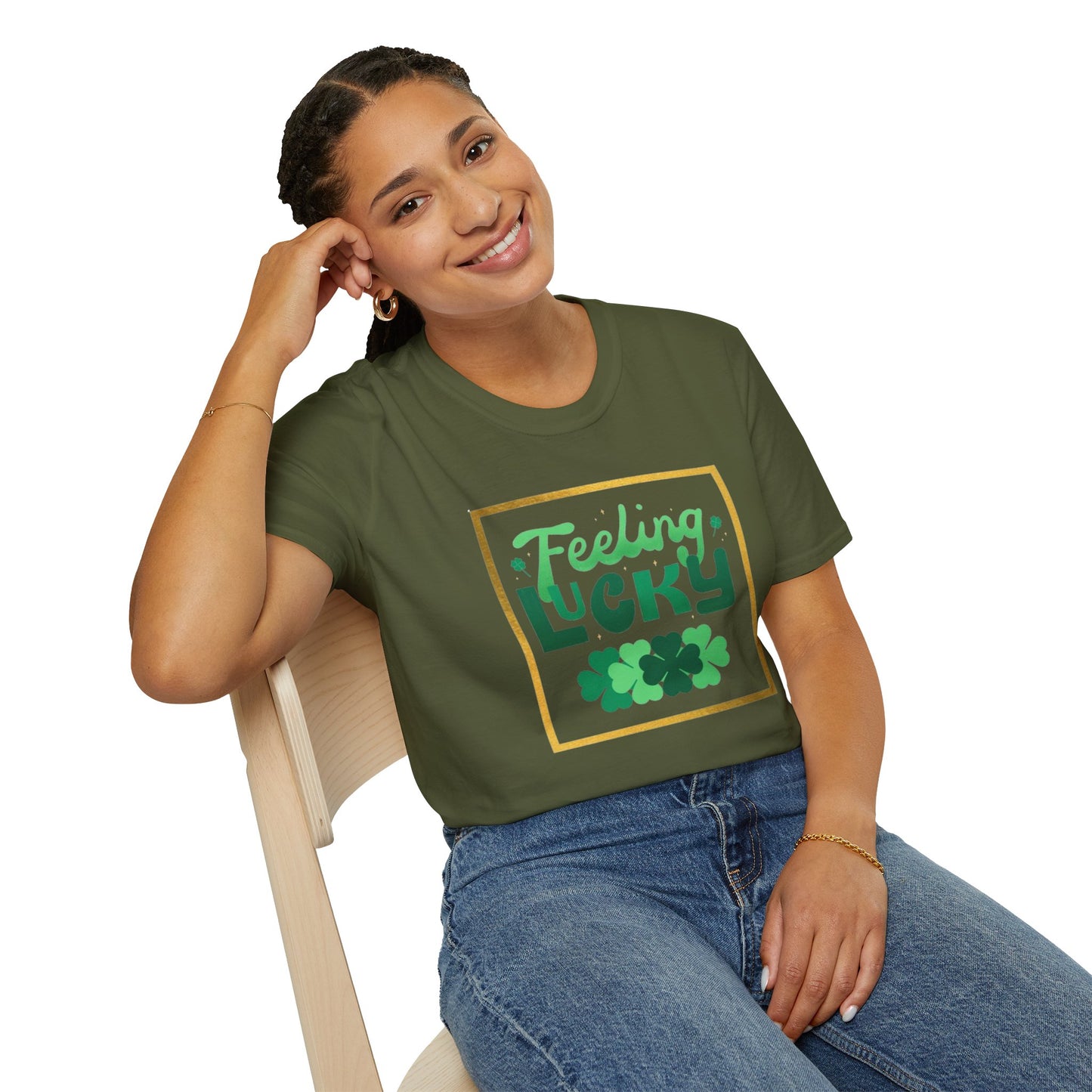 Unisex Softstyle T-Shirt/Feeling Lucky/St. Patrick's Day