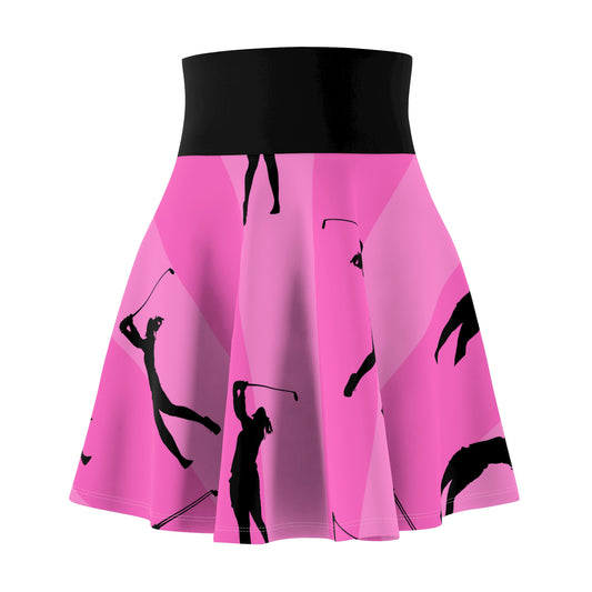 Women's Golf Skirt (AOP/Pink