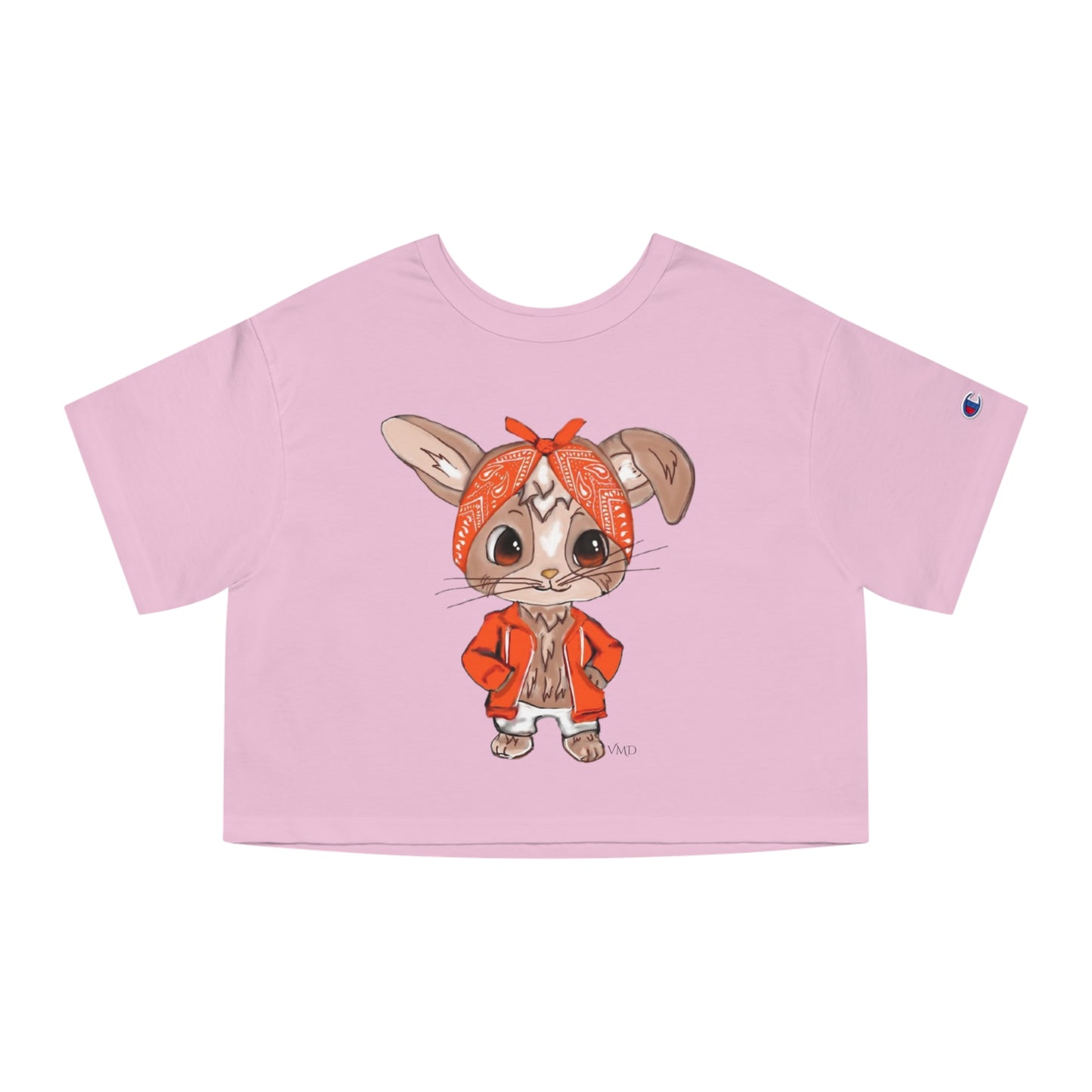 Champion Women's Cropped T-Shirt/Bandana Bunnie/Orange