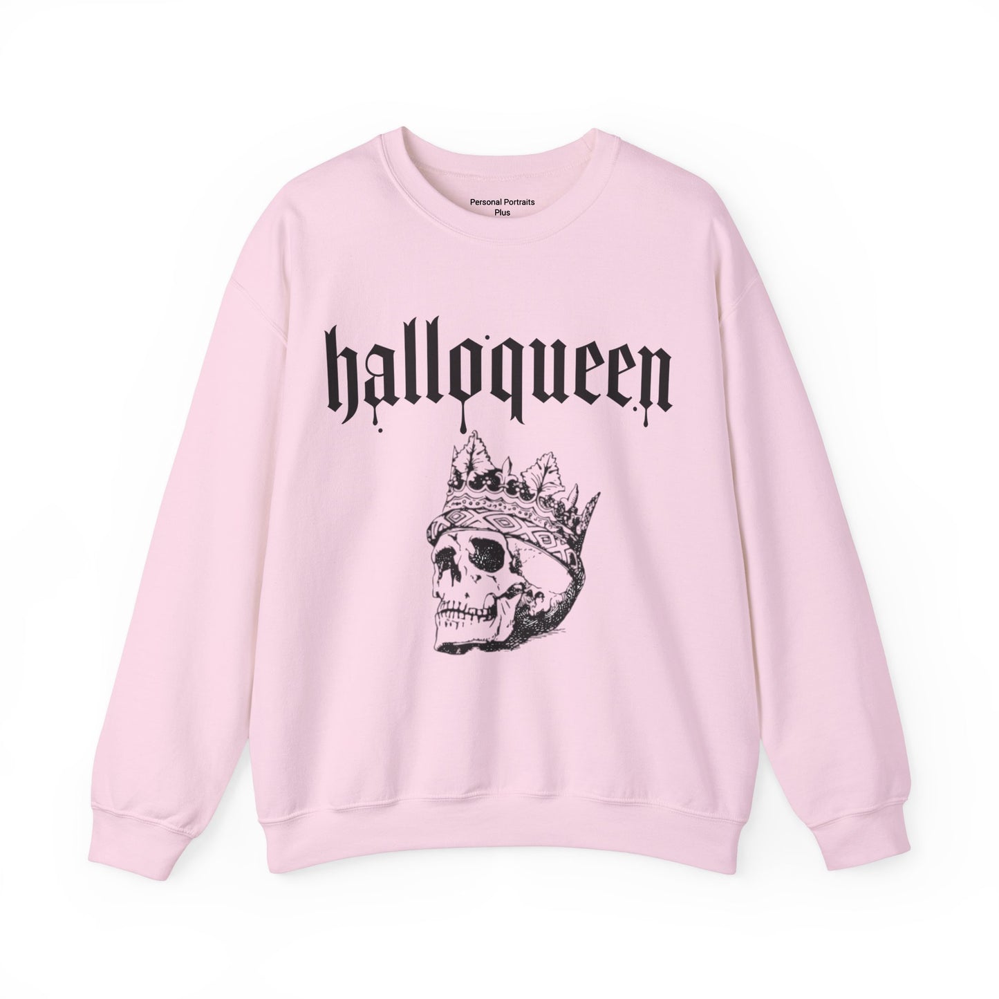 Womans Heavy Blend™ Crewneck Sweatshirt/Halloqueen/Skull