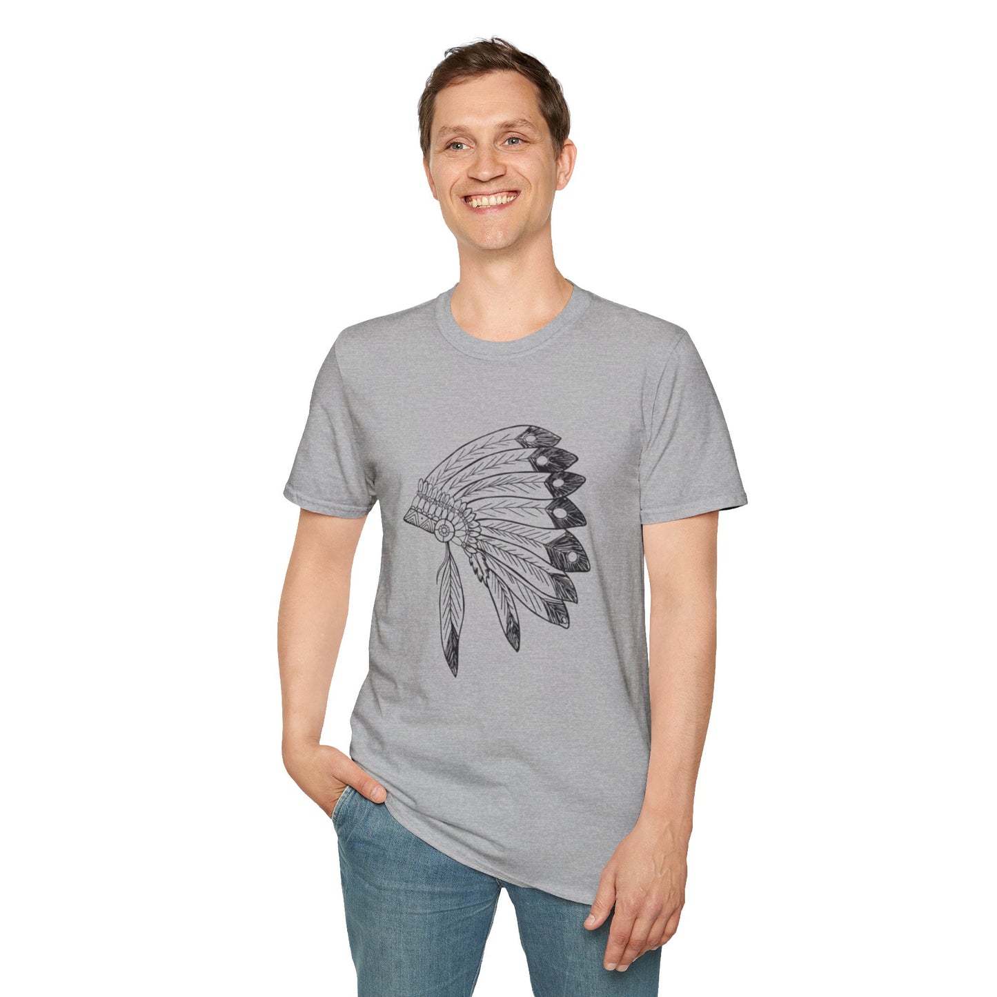 Unisex Softstyle T-Shirt/ Chief Head Dress