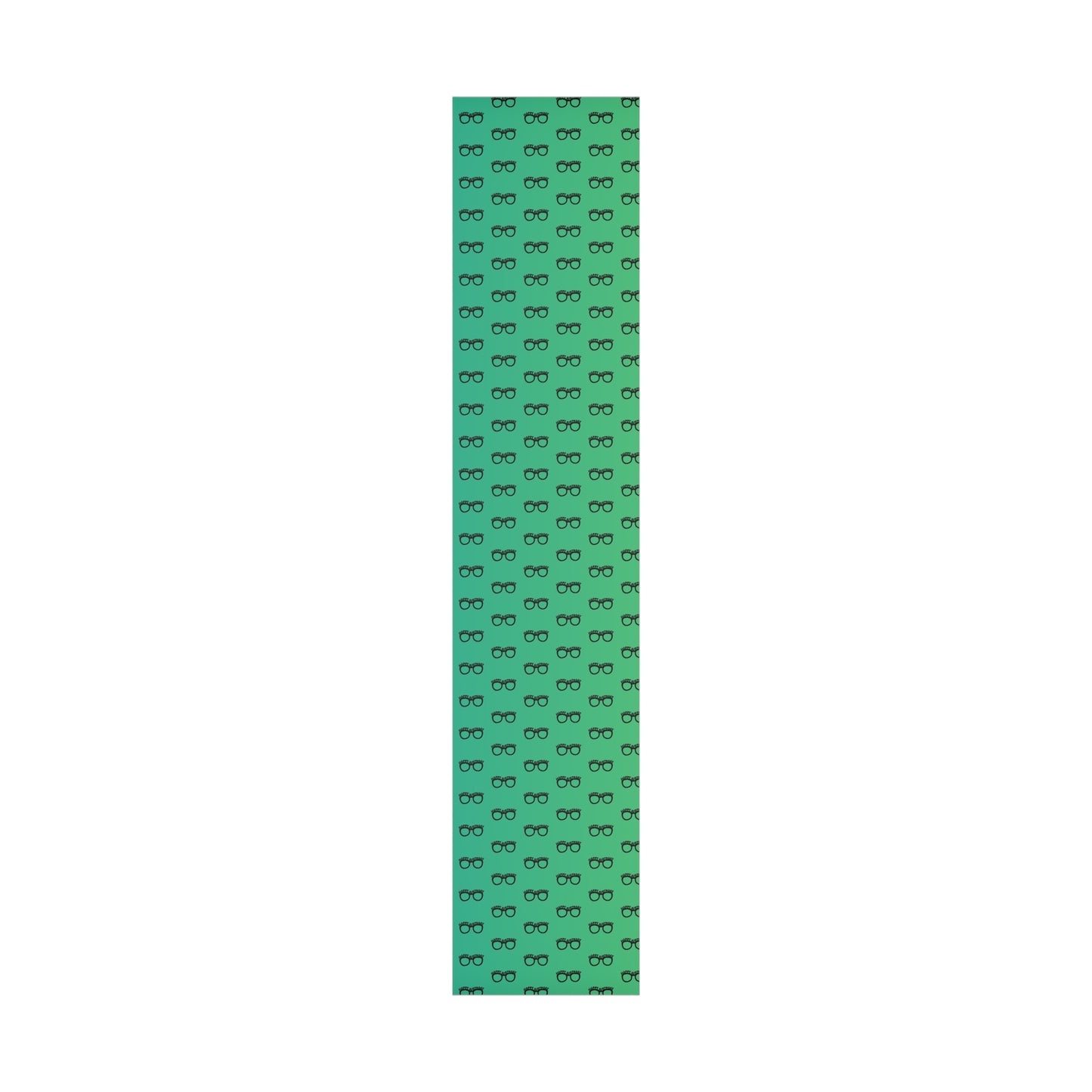 Birthday Gift Wrap Papers Happy Birthday Glasses/ Green Gradient