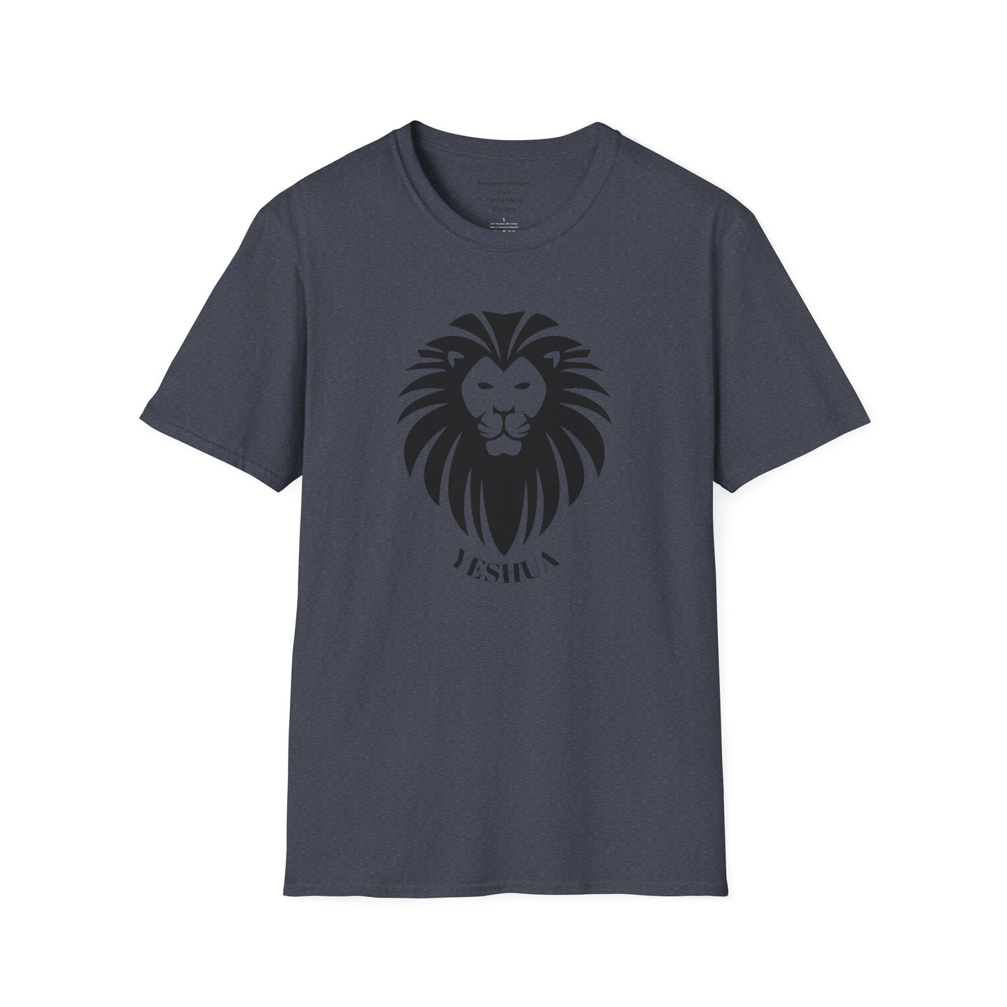 Unisex Softstyle T-Shirt/Yeshua Lion/Black